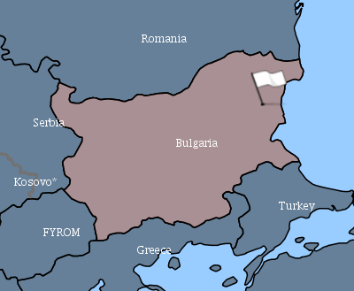 Figure1. Localisation du premier foyer de PPA en Bulgarie dans la région de Varna (Source : ADNS).