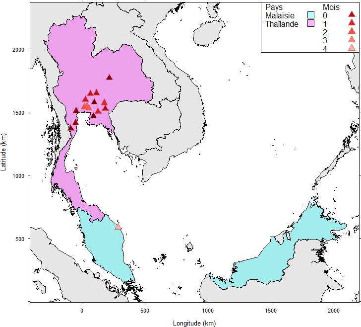 Foyers de peste équine rapportés en Thaïlande depuis mars 2020 et nouveau foyer rapporté en Malaisie